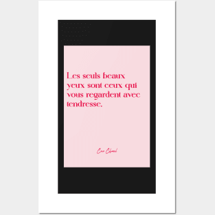 Quotes about love - Coco Chanel Posters and Art